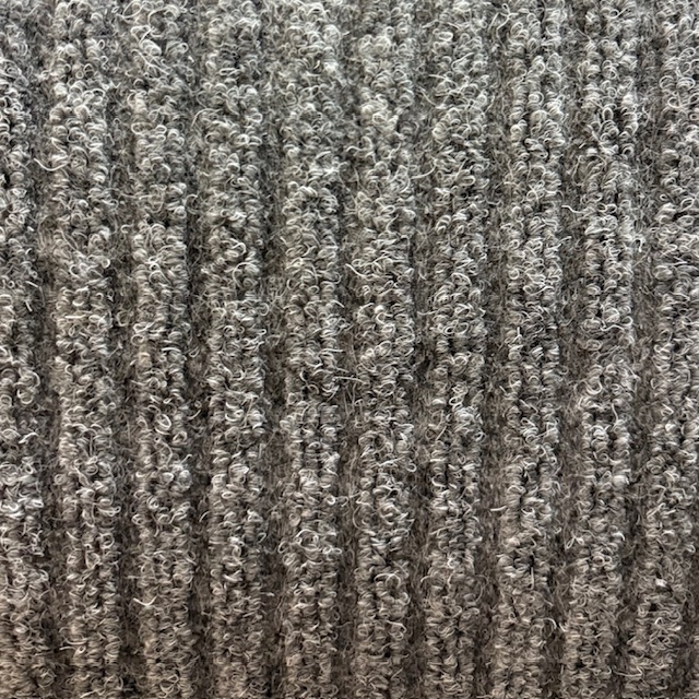 Carpet hallway runner Aztec Rib Light Grey